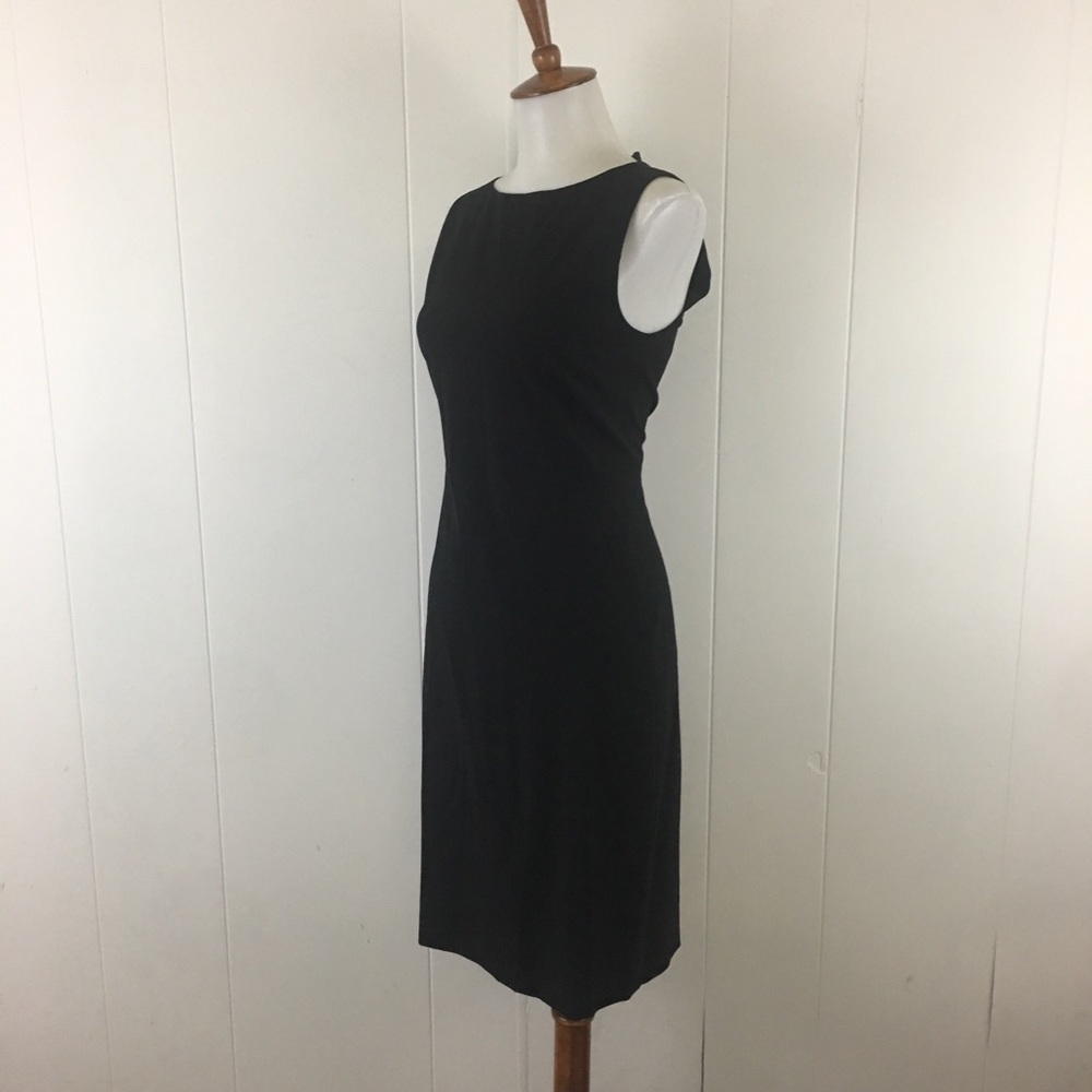 Theory Black Sleeveless Sheath Dress - Picture 5 of 9